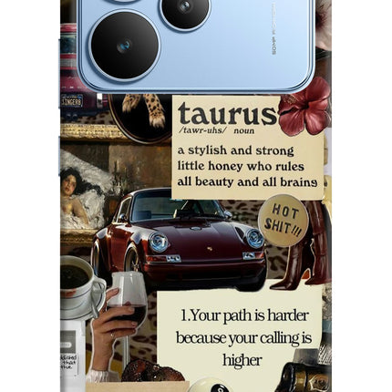 Taurus Zodiac Realme P4 Hard Case Back Cover by Casekaro