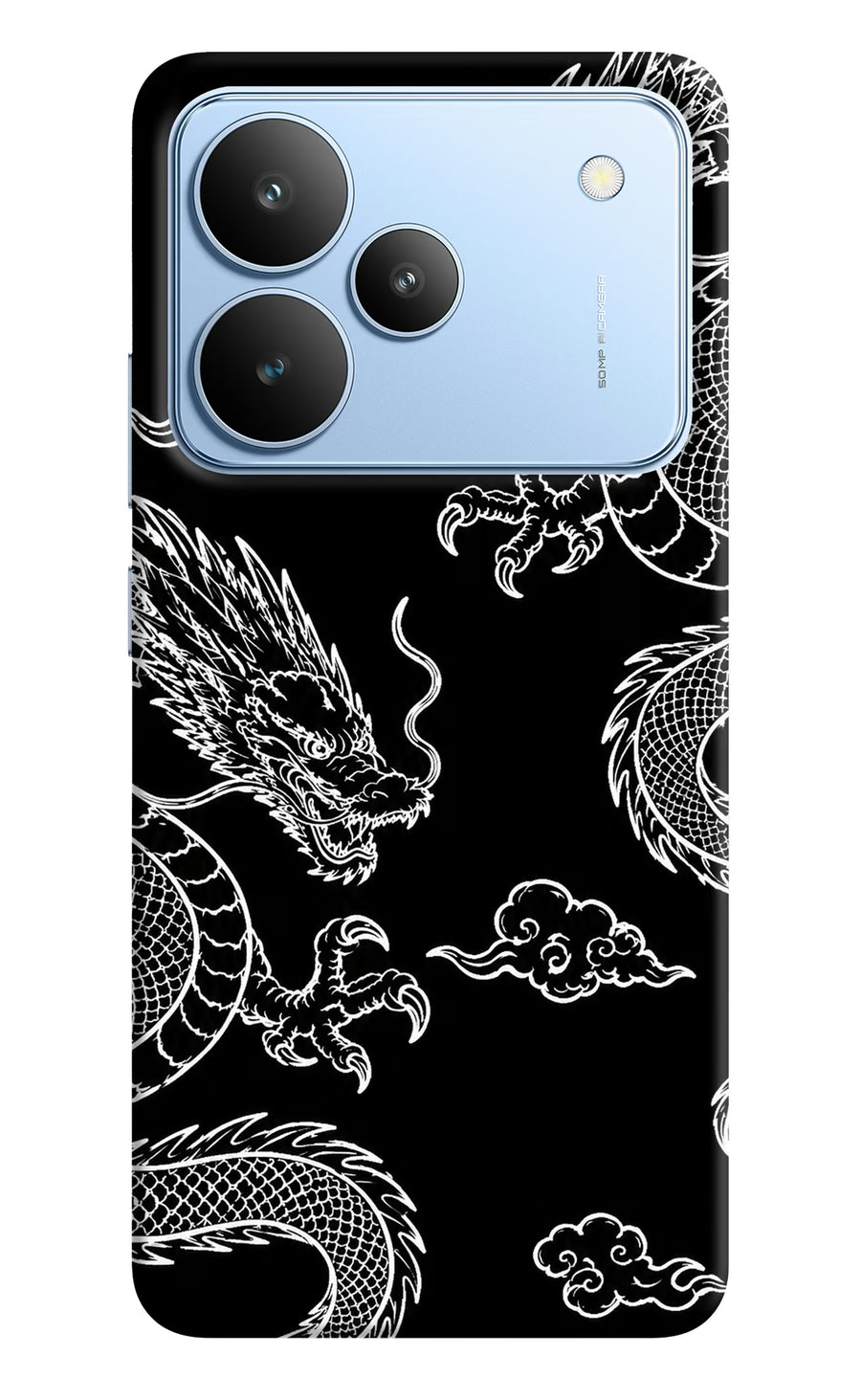 Twin Dragons Realme P4 Back Cover, Hard case