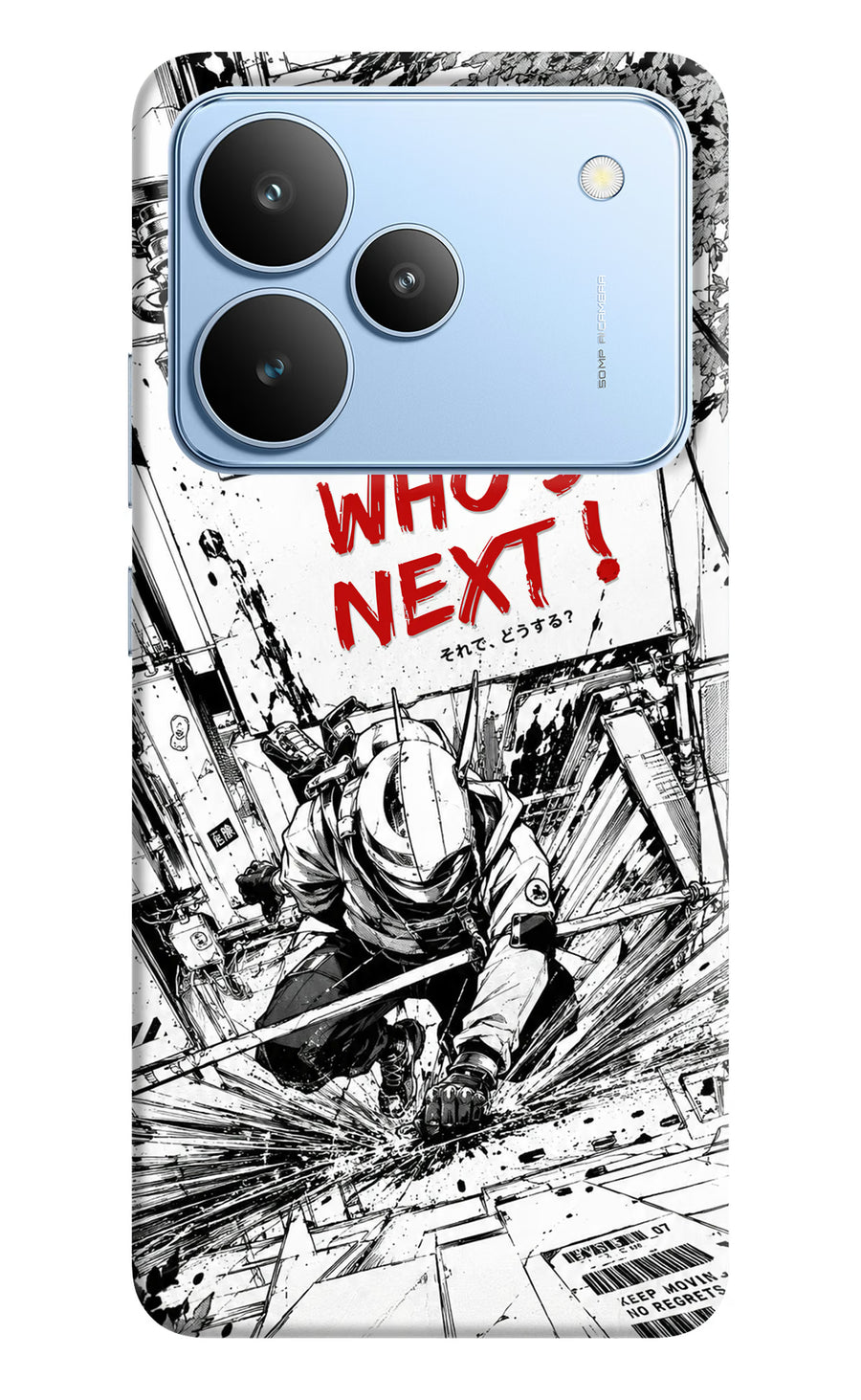 Who's Next Realme P4 Back Cover, Hard case