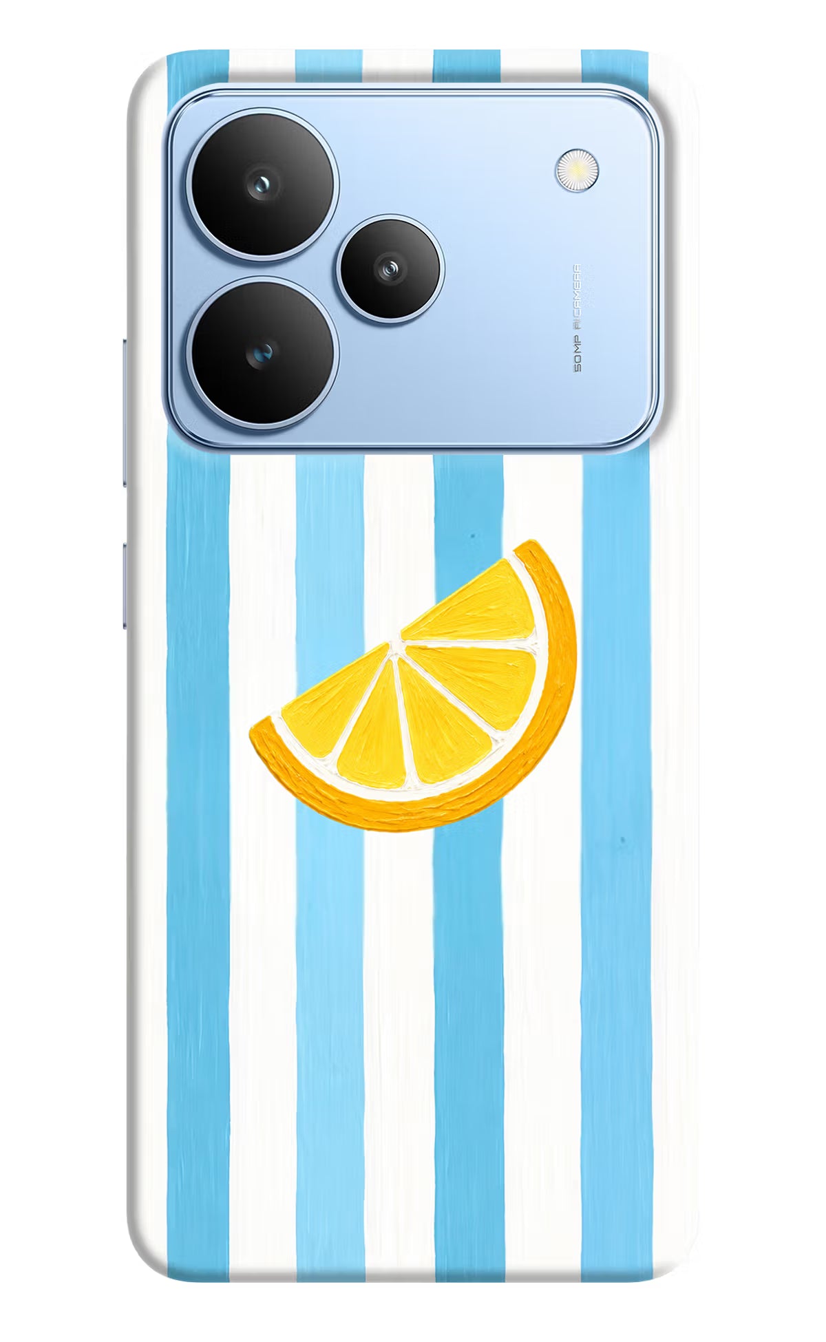 Summer Lemon Realme P4 Hard Case Back Cover by Casekaro