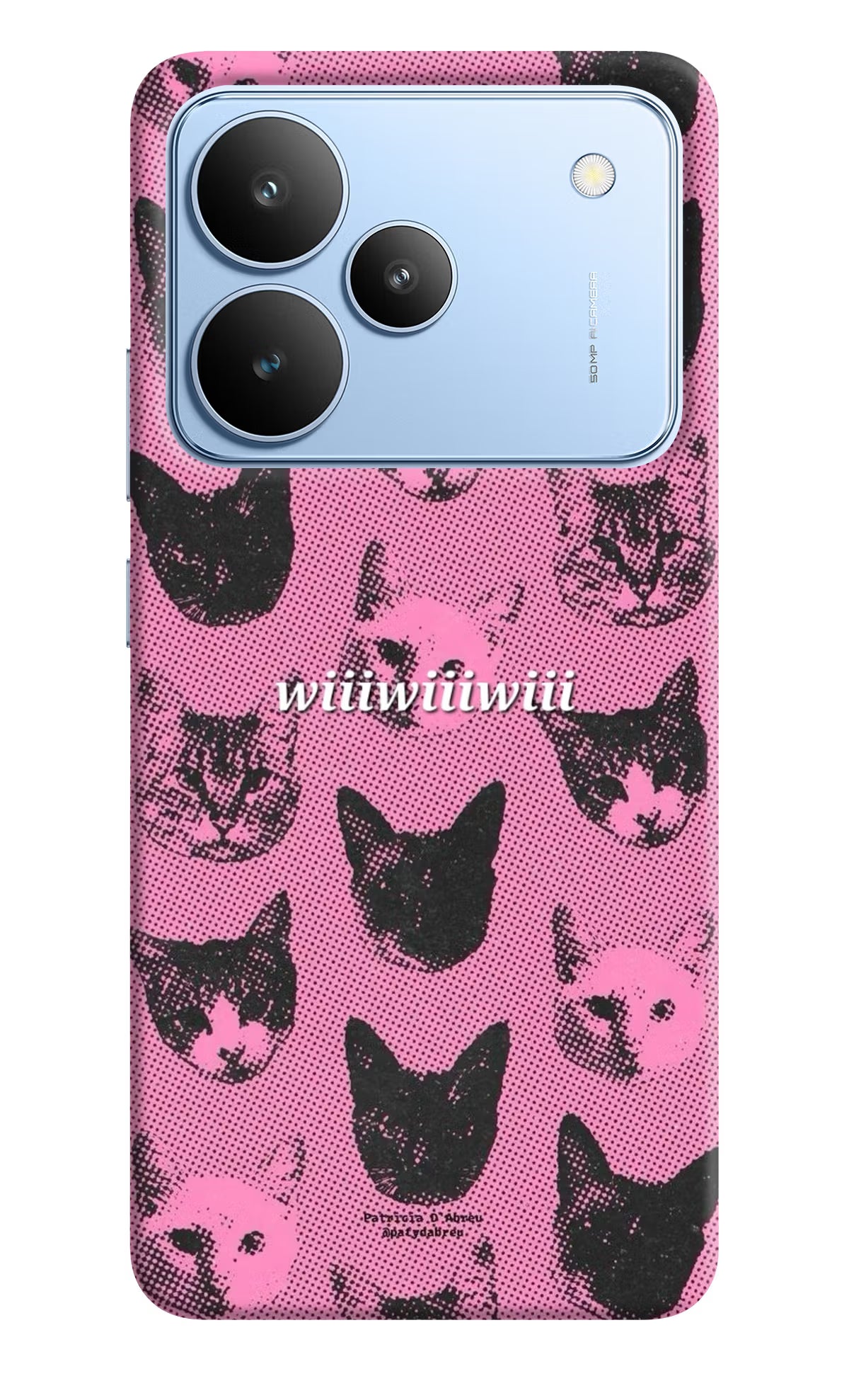 Pink Cats Realme P4 Back Cover