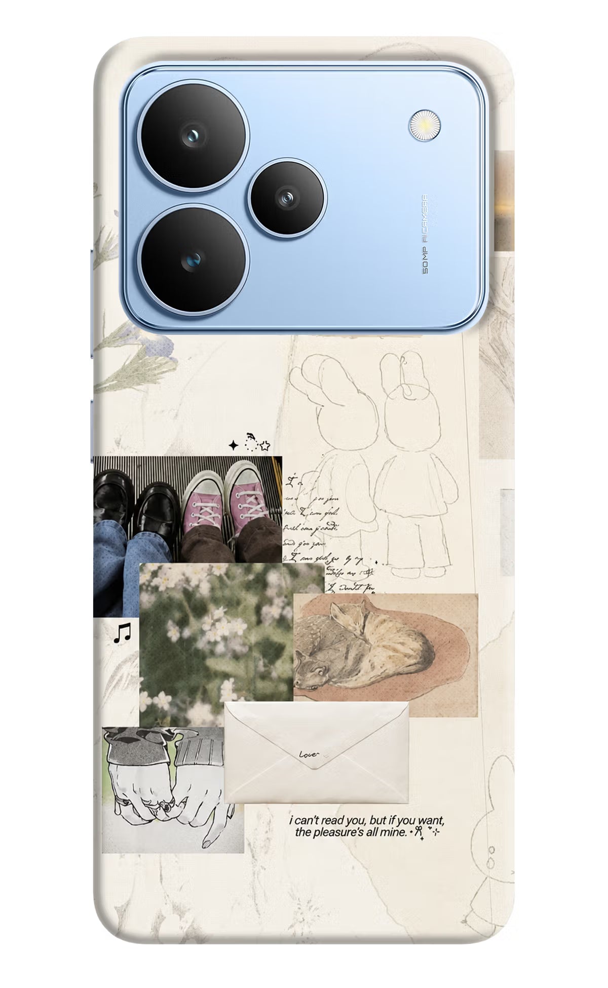 Soft Aesthetic Realme P4 Back Cover