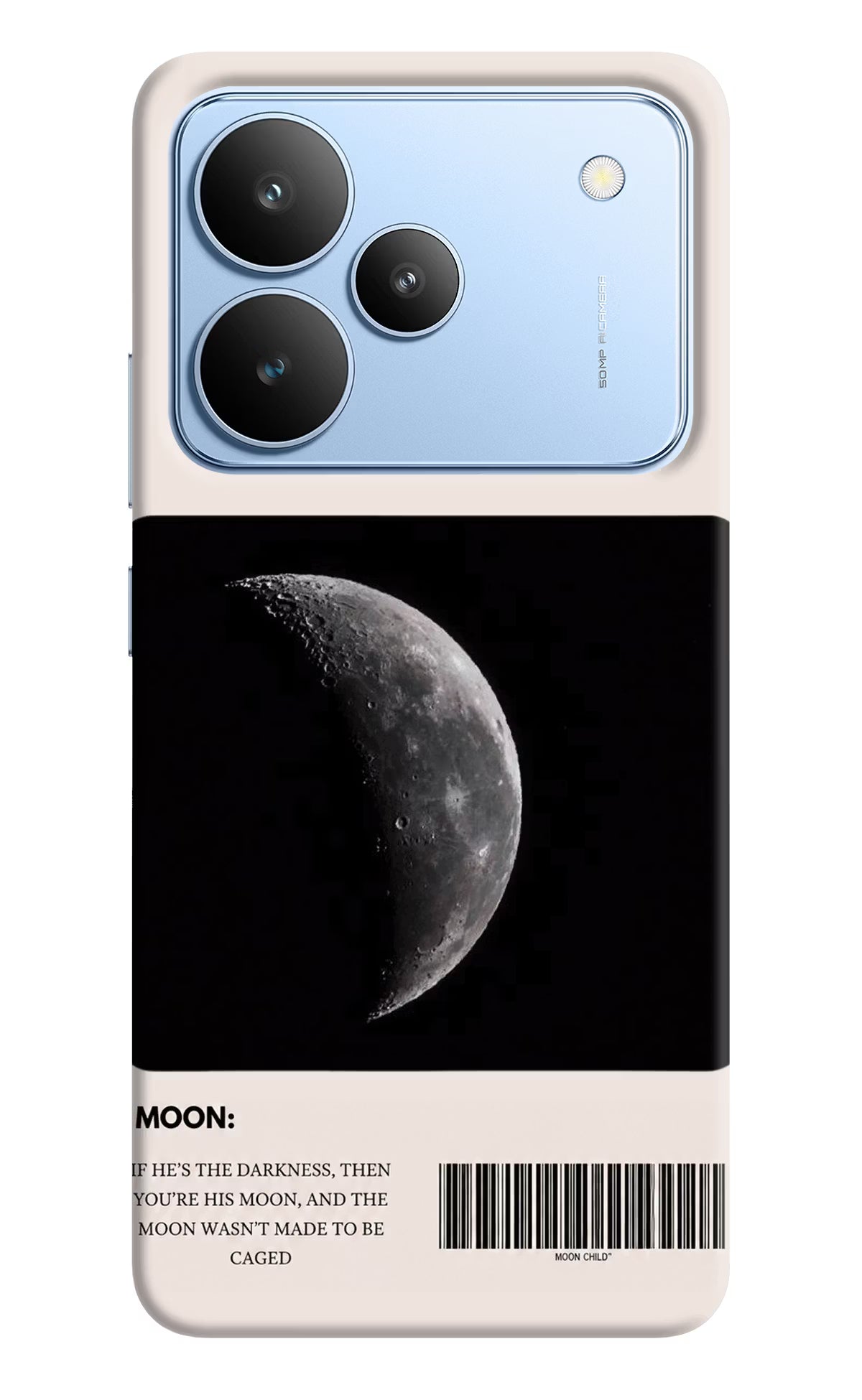 Moon Phase Realme P4 Back Cover