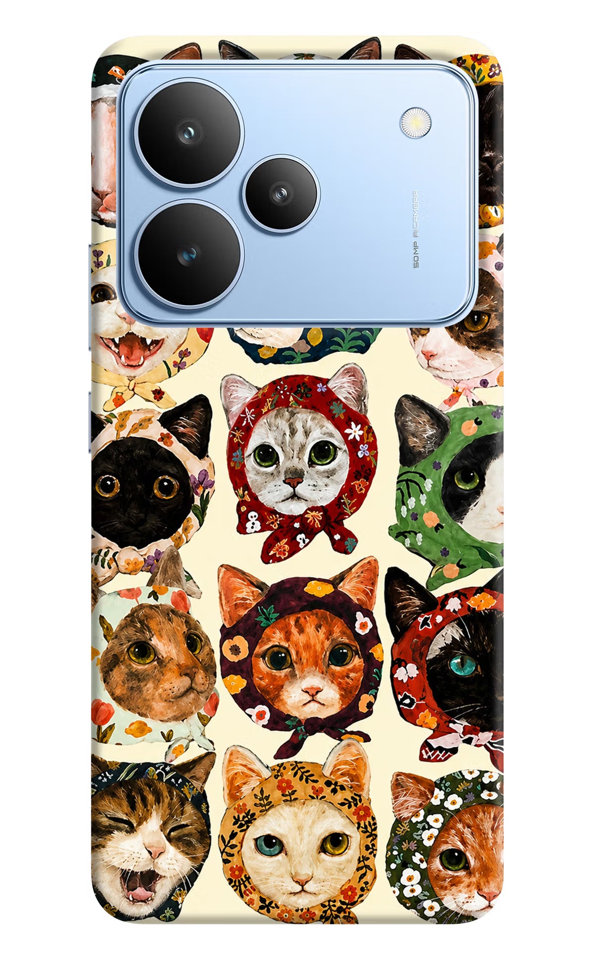 Cool Cat Realme P4 Back Cover