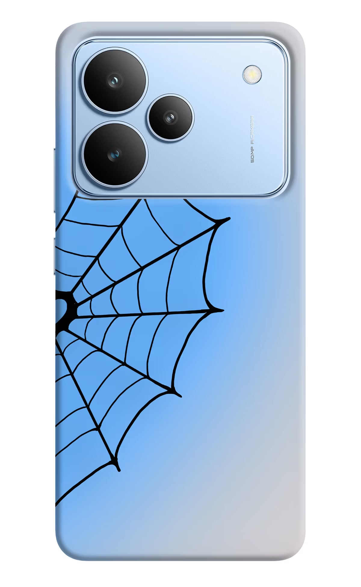 Blue Web Realme P4 Back Cover