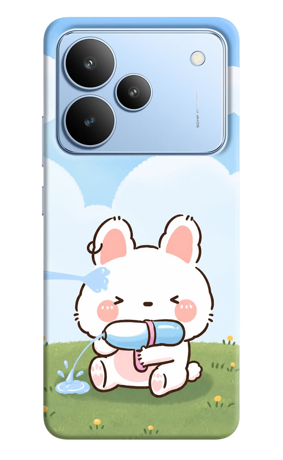 Bunny Treat Realme P4 Back Cover