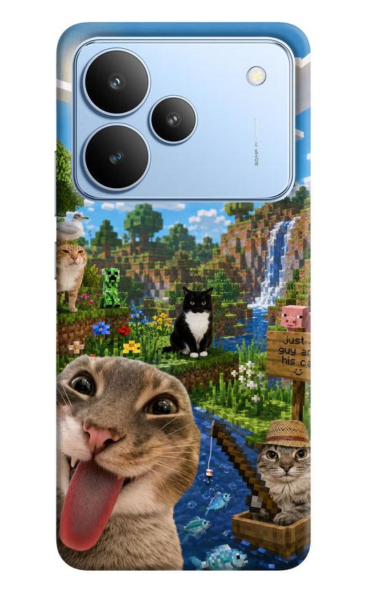 Minecraft Cat Chaos Realme P4 Hard Case Back Cover by Casekaro
