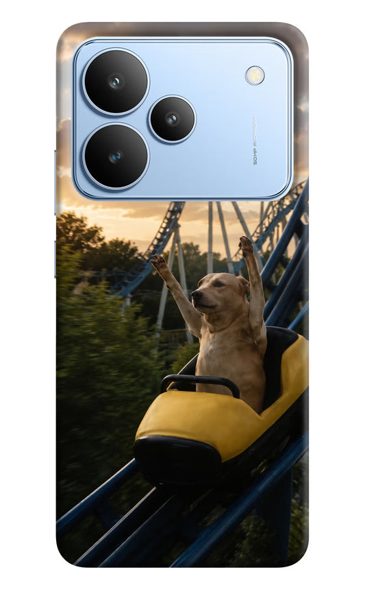 Rollercoaster Dog Realme P4 Hard Case Back Cover by Casekaro