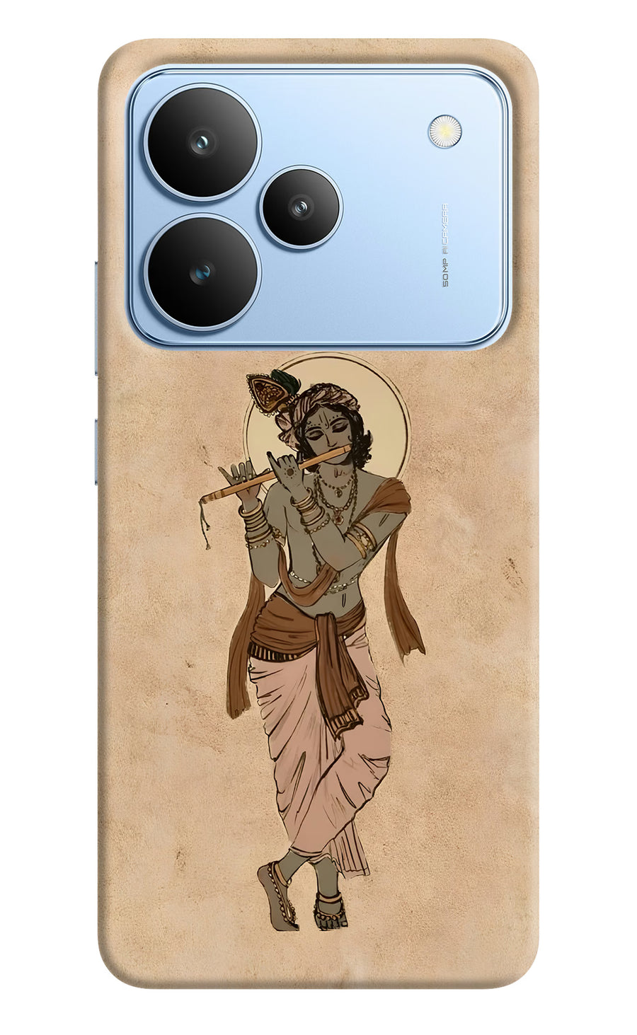 Krishna Realme P4 Back Cover, Hard case