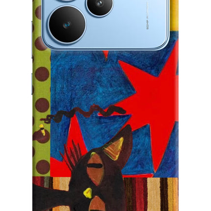 Pop Cat Realme P4 Hard Case Back Cover by Casekaro