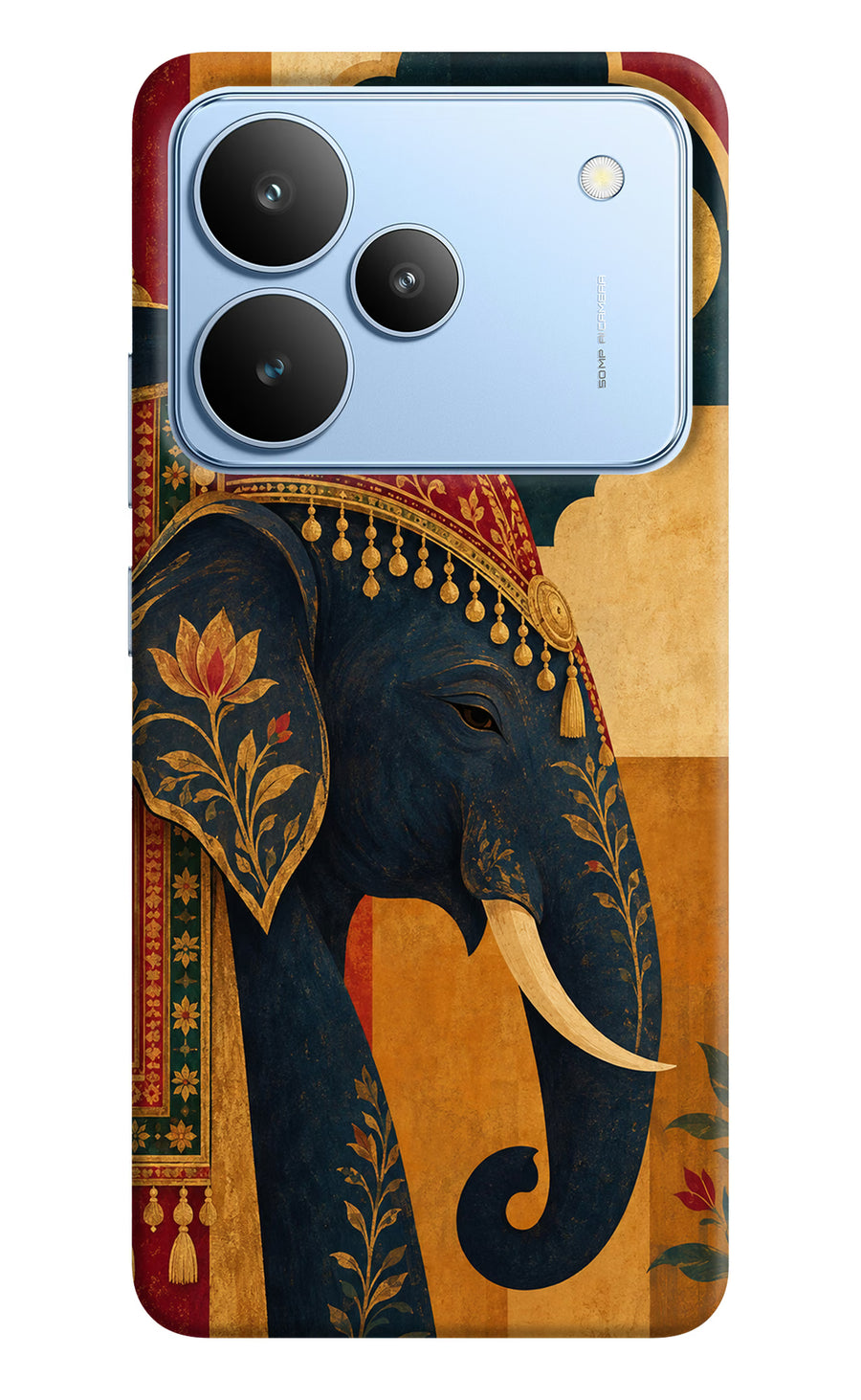 Royal Elephant Realme P4 Back Cover, Hard case