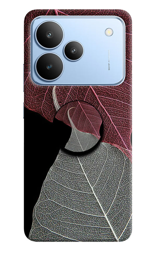 Leaf Pattern Realme P4 Pop Case by Casekaro