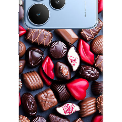 Chocolates Realme P4 Pop Case by Casekaro
