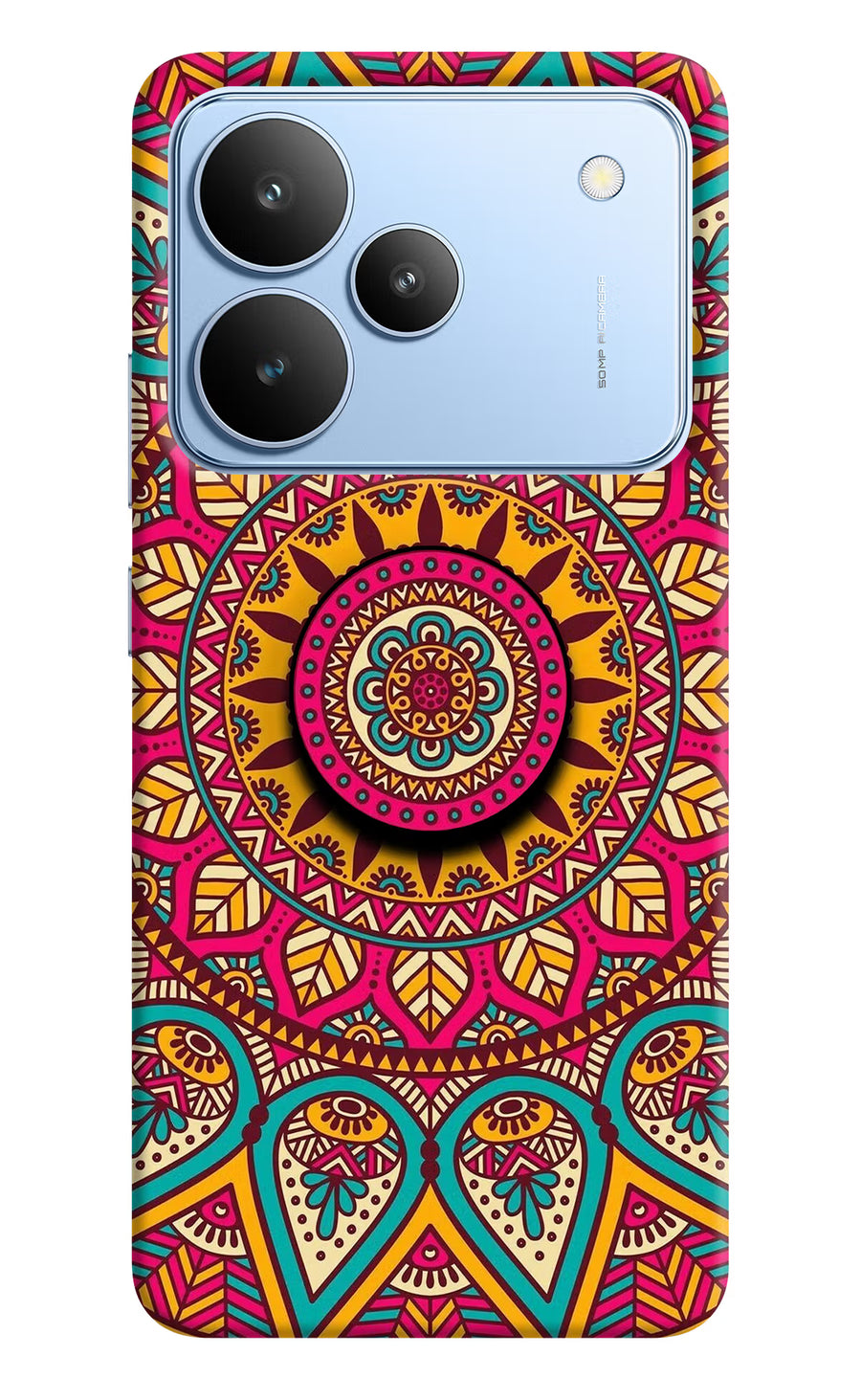 Mandala Realme P4 Pop Case, Hard case