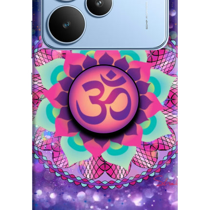 Om Purple Realme P4 Pop Case by Casekaro