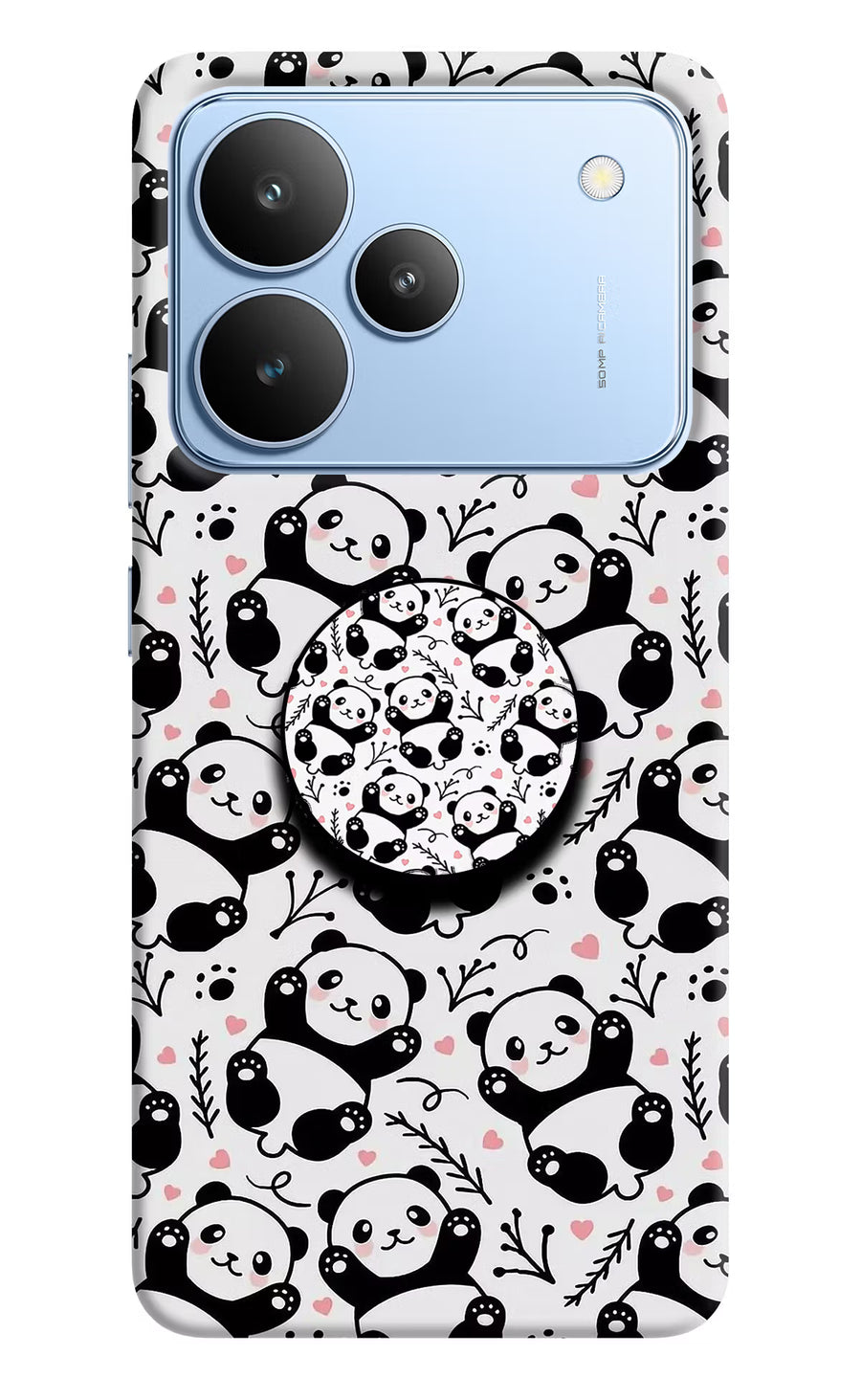 Cute Panda Realme P4 Pop Case, Hard case