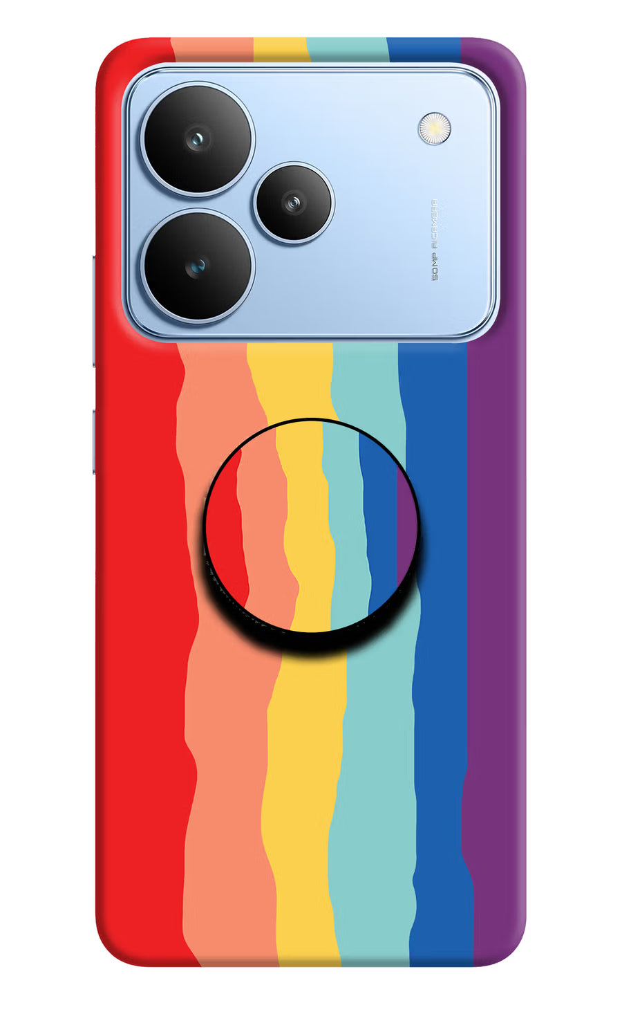Rainbow Realme P4 Pop Case, Hard case
