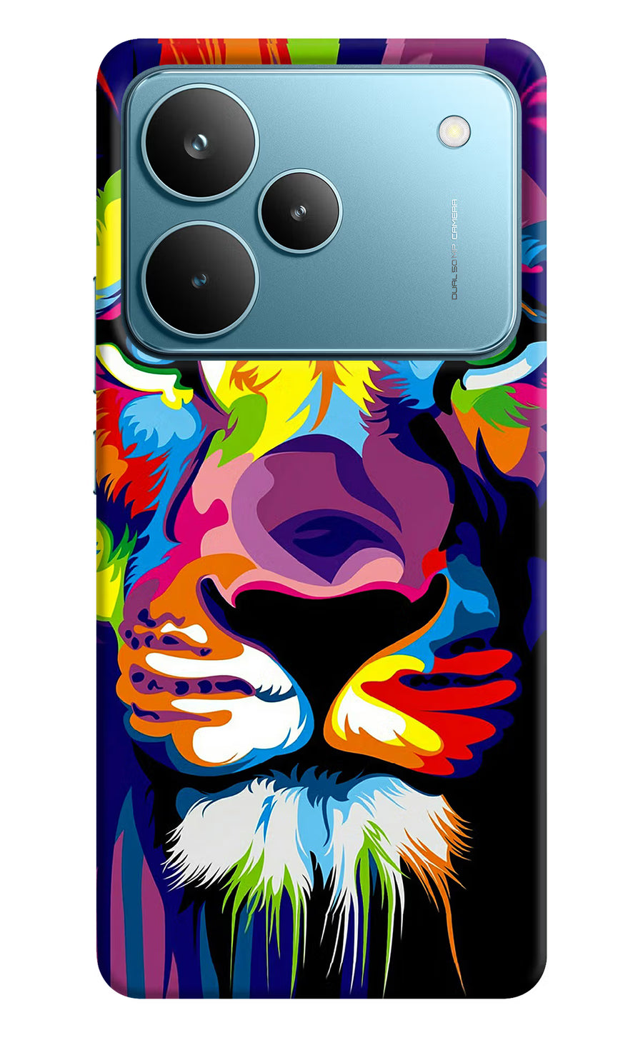 Lion Realme P4 Pro Back Cover, Hard case
