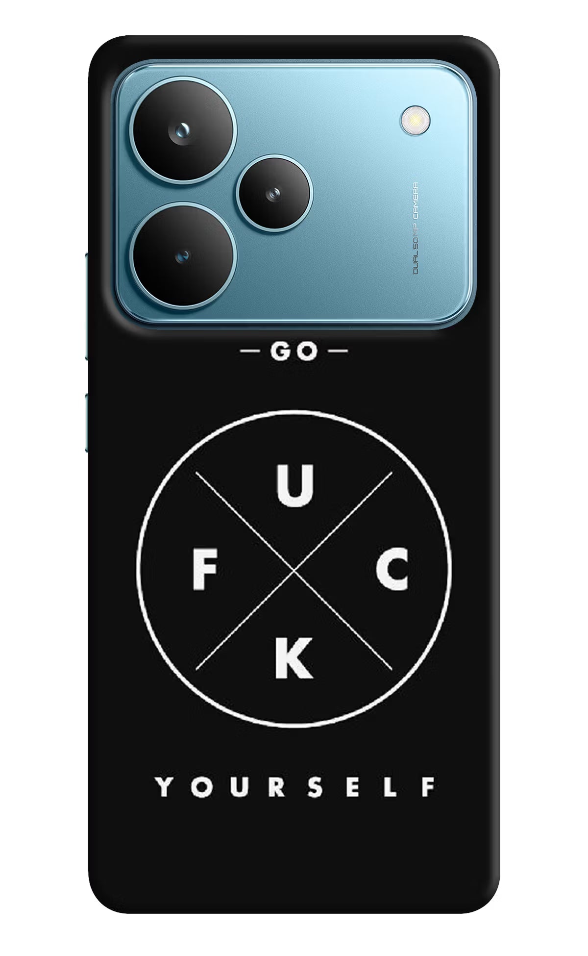 Go Fuck Yourself Realme P4 Pro Hard Case Back Cover by Casekaro
