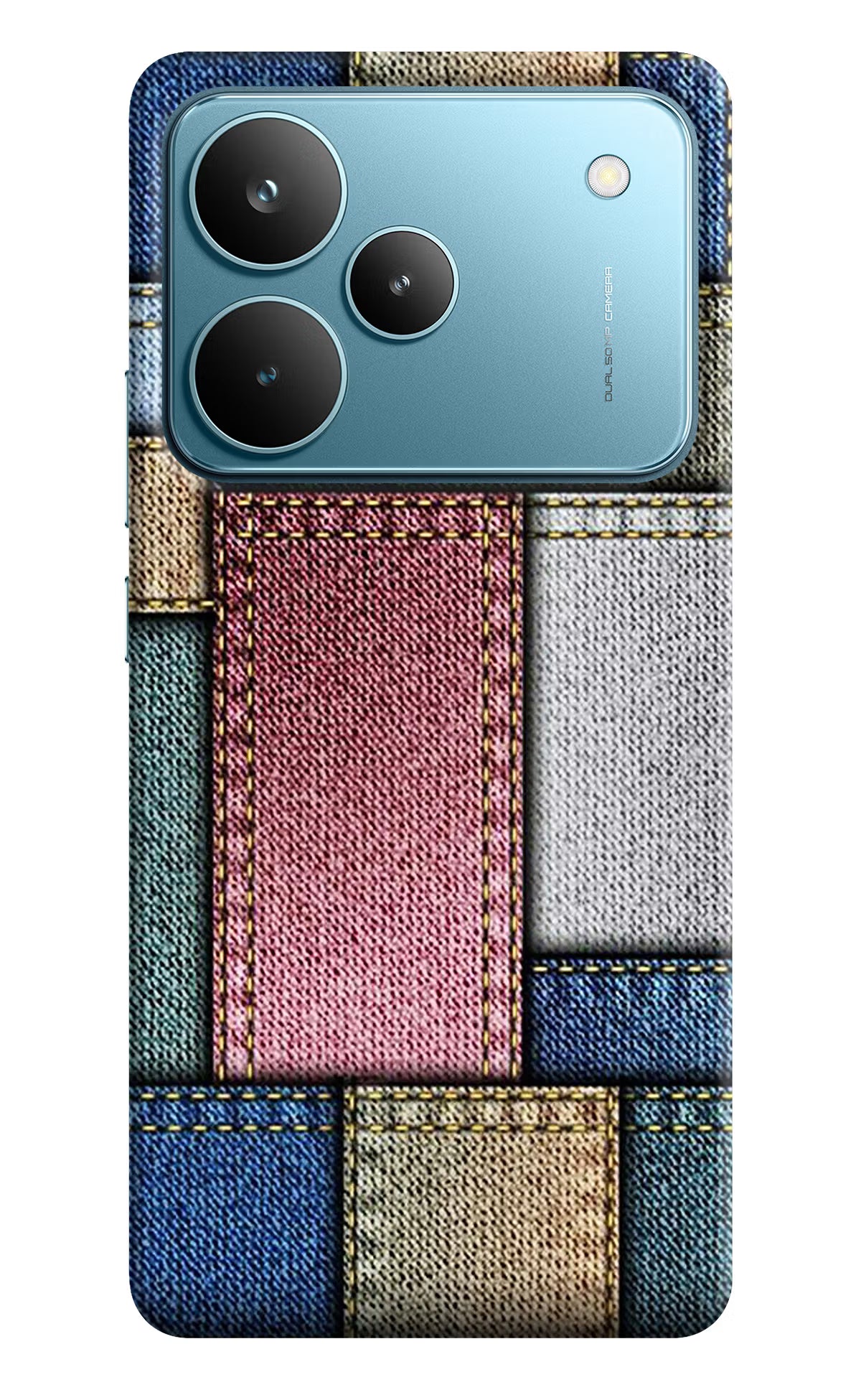 Multicolor Jeans Realme P4 Pro Hard Case Back Cover by Casekaro