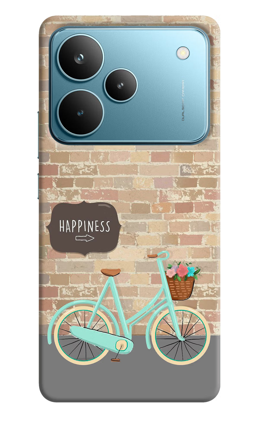 Happiness Artwork Realme P4 Pro Back Cover, Hard case