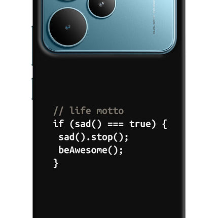 Life Motto Code Realme P4 Pro Hard Case Back Cover by Casekaro