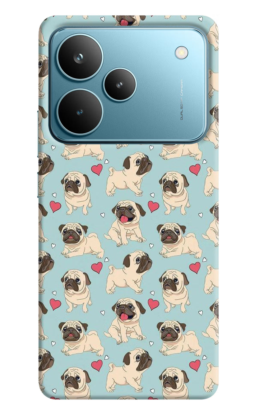 Pug Dog Realme P4 Pro Back Cover, Hard case