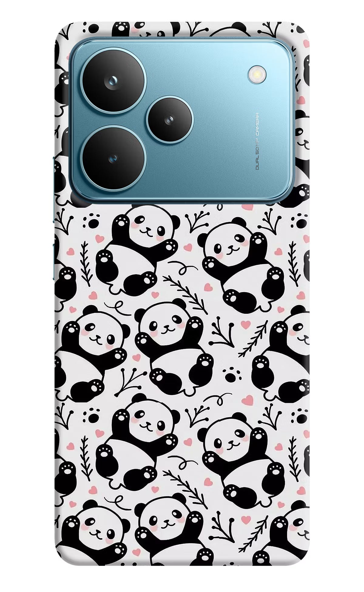 Cute Panda Realme P4 Pro Hard Case Back Cover by Casekaro