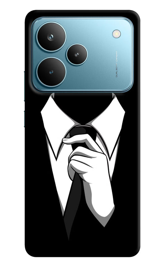 Black Tie Realme P4 Pro Hard Case Back Cover by Casekaro