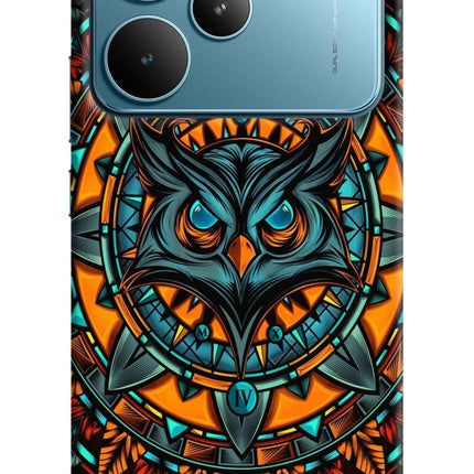 Angry Owl Art Realme P4 Pro Hard Case Back Cover by Casekaro