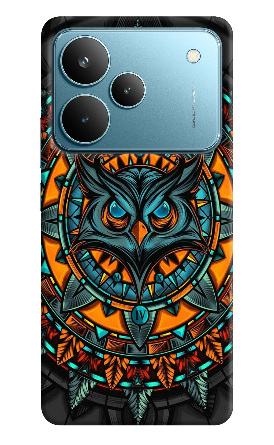Angry Owl Art Realme P4 Pro Back Cover, Hard case