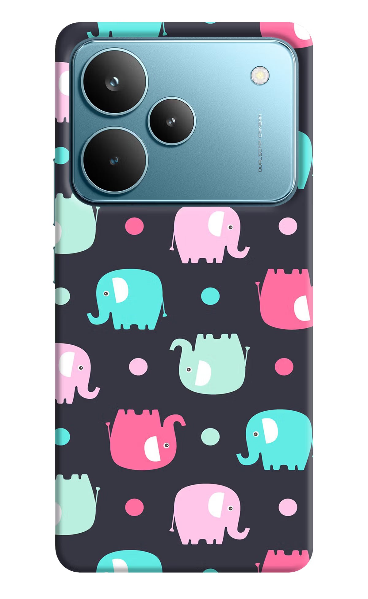 Elephants Realme P4 Pro Hard Case Back Cover by Casekaro
