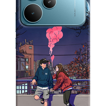 Chilling Couple Realme P4 Pro Hard Case Back Cover by Casekaro