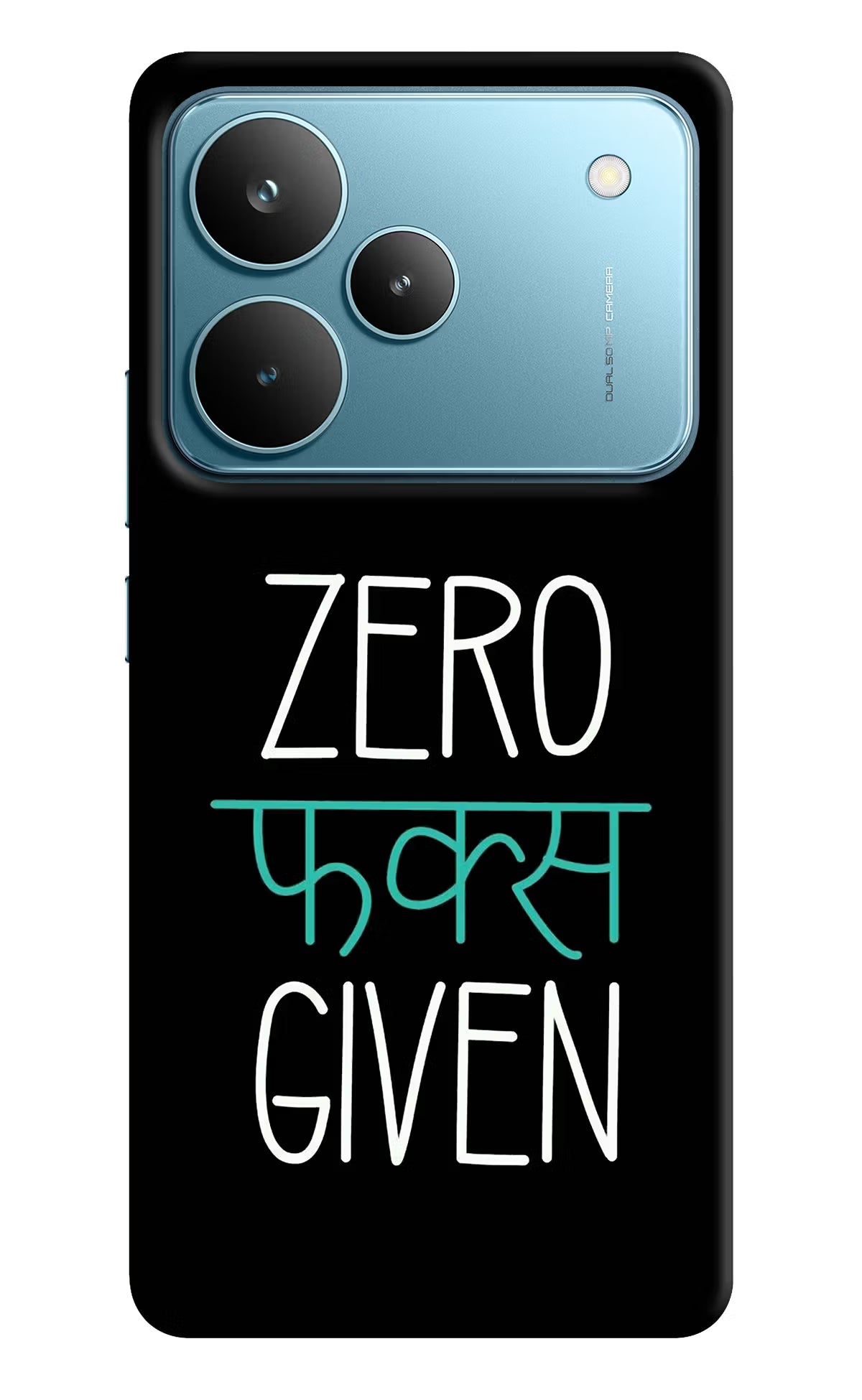 Zero Fucks Given Realme P4 Pro Hard Case Back Cover by Casekaro