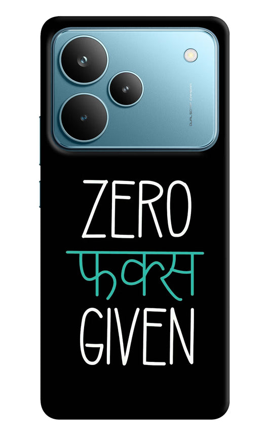 Zero Fucks Given Realme P4 Pro Hard Case Back Cover by Casekaro
