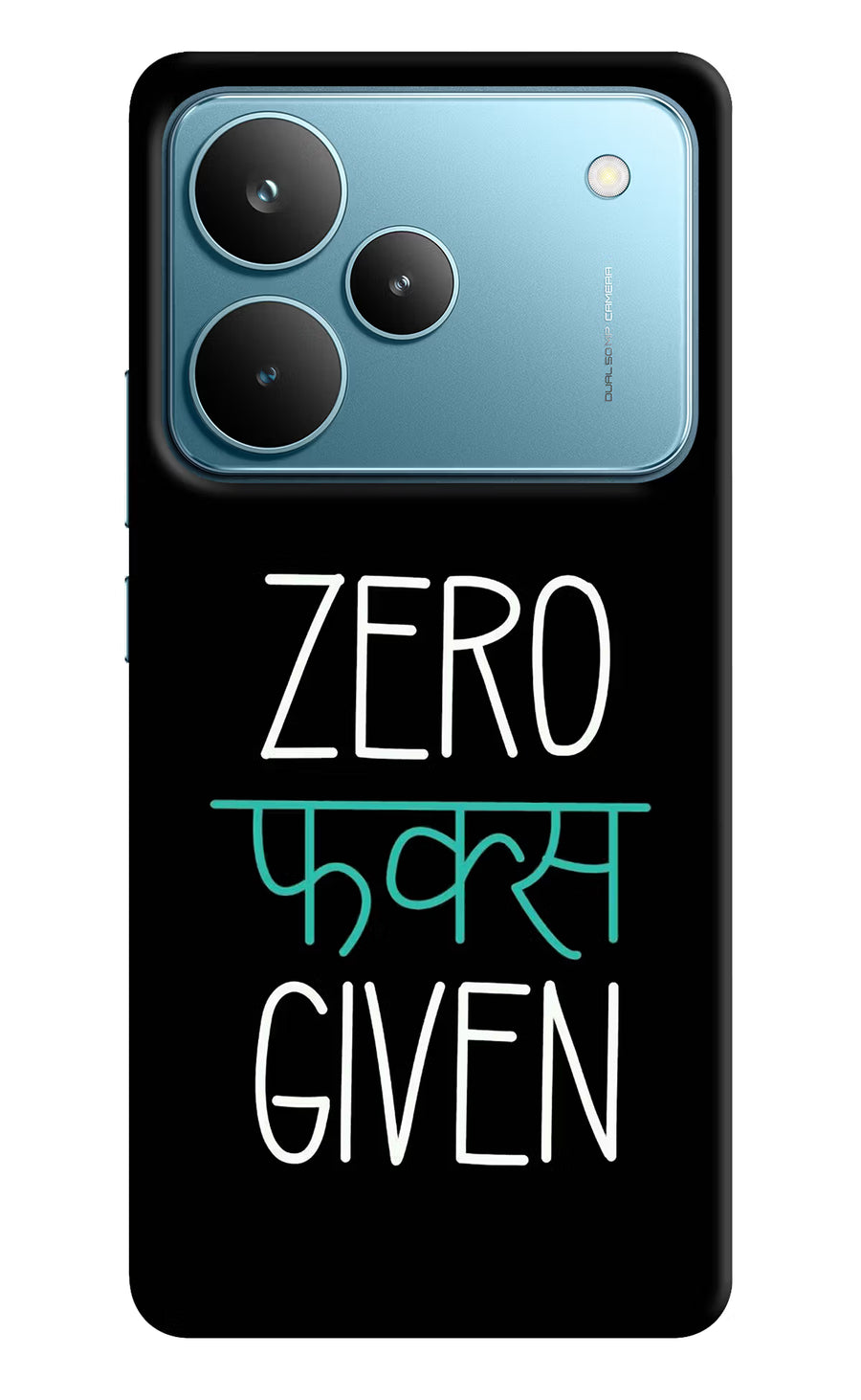 Zero Fucks Given Realme P4 Pro Back Cover, Hard case