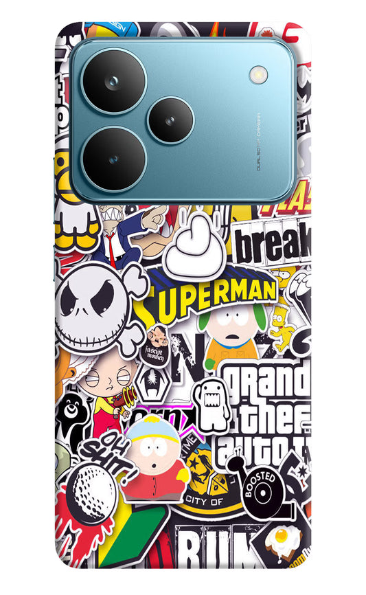 Sticker Bomb Realme P4 Pro Hard Case Back Cover by Casekaro