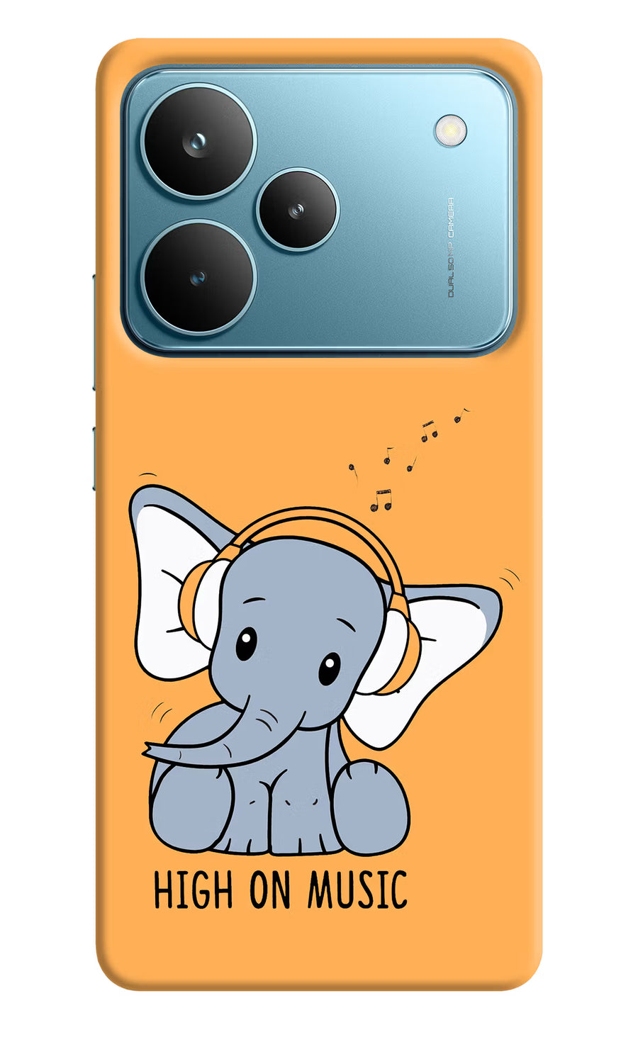 High On Music Realme P4 Pro Back Cover, Hard case