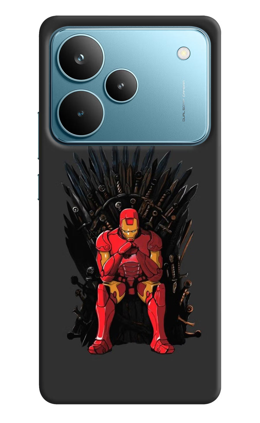 Ironman Throne Realme P4 Pro Back Cover, Hard case