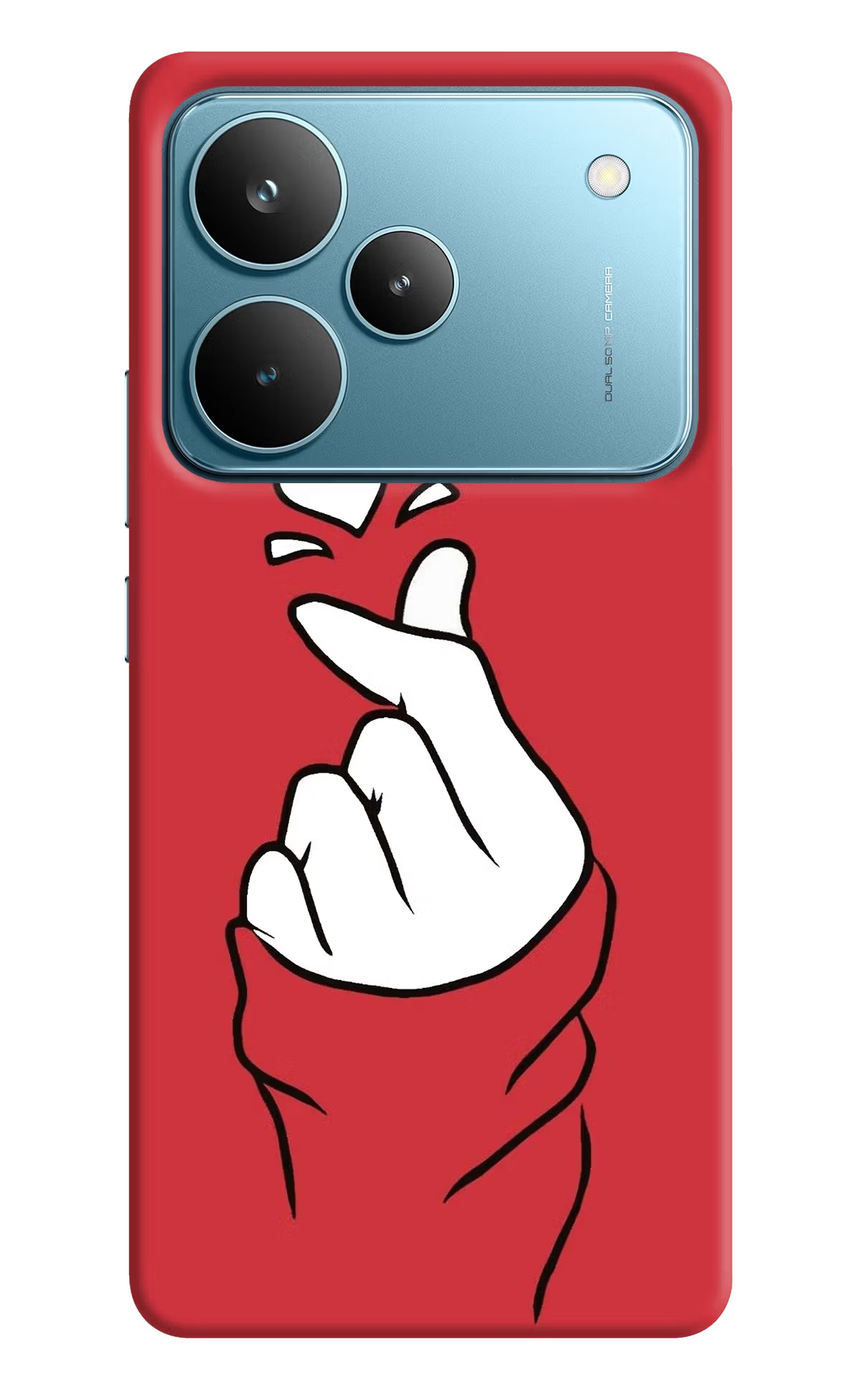 Korean Love Sign Realme P4 Pro Hard Case Back Cover by Casekaro