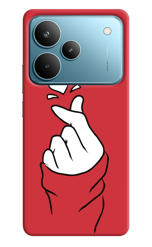 Korean Love Sign Realme P4 Pro Hard Case Back Cover by Casekaro