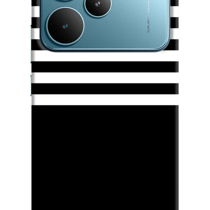 Black and White Print Realme P4 Pro Hard Case Back Cover by Casekaro