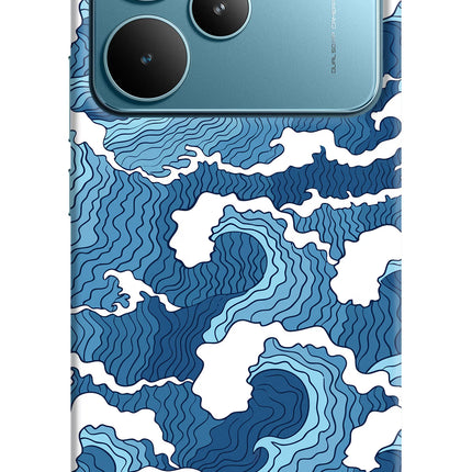 Blue Waves Realme P4 Pro Hard Case Back Cover by Casekaro
