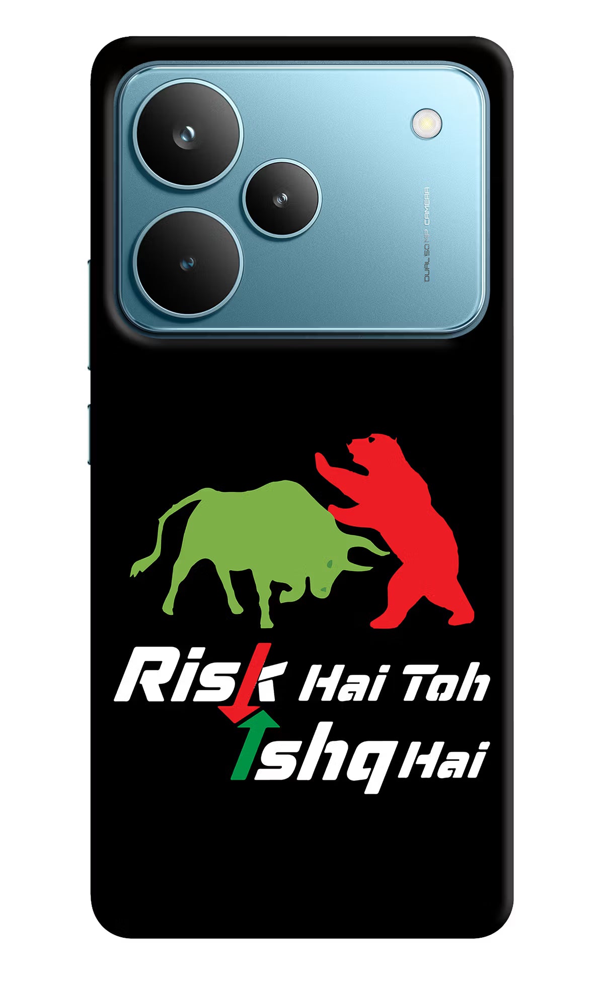 Risk Hai Toh Ishq Hai Realme P4 Pro Hard Case Back Cover by Casekaro