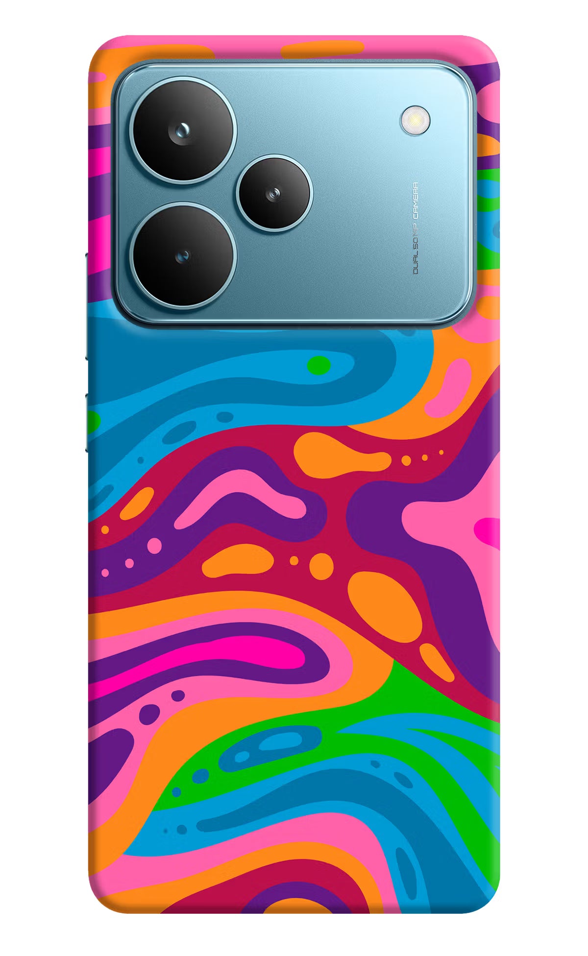 Trippy Pattern Realme P4 Pro Hard Case Back Cover by Casekaro