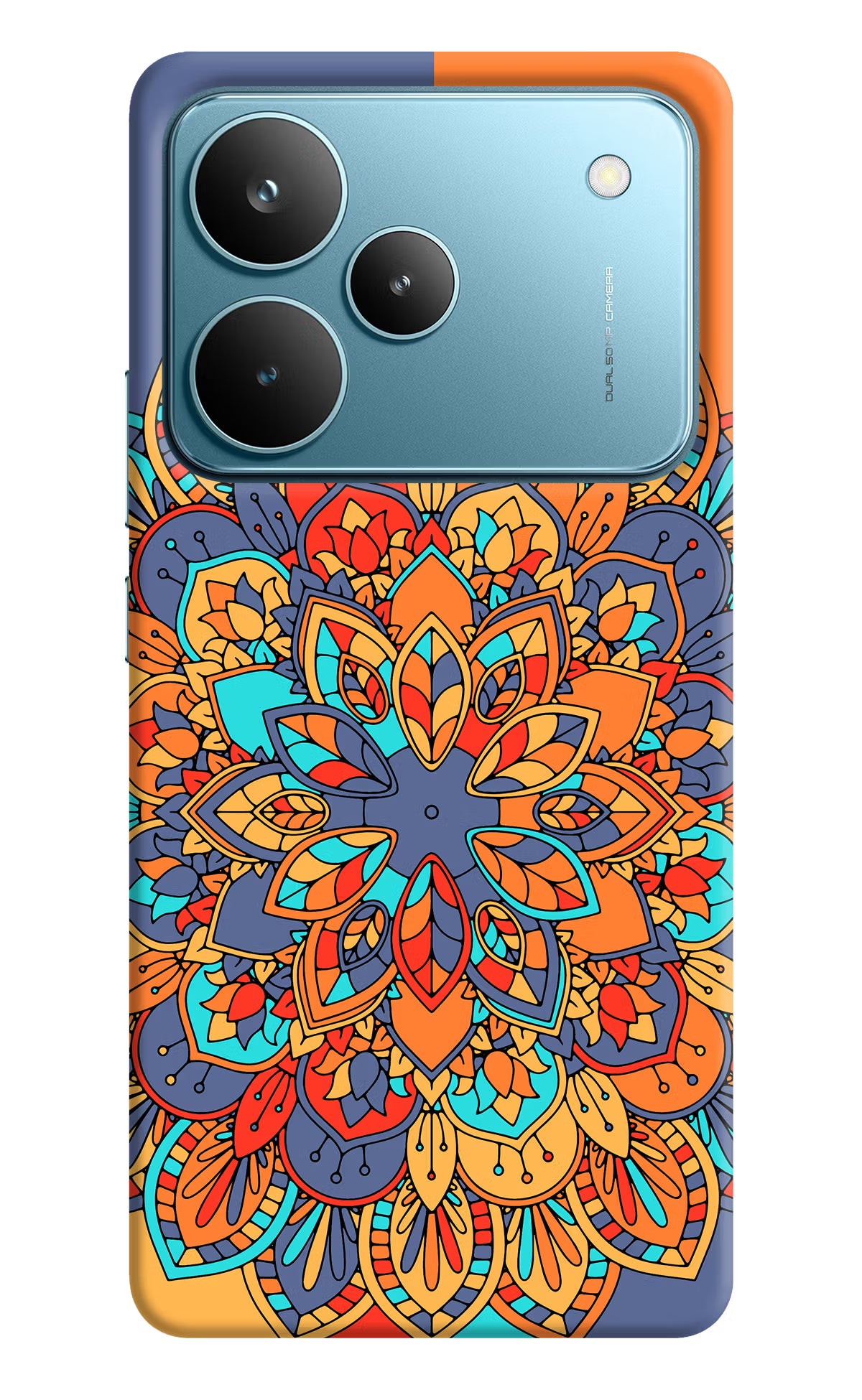 Color Mandala Realme P4 Pro Hard Case Back Cover by Casekaro