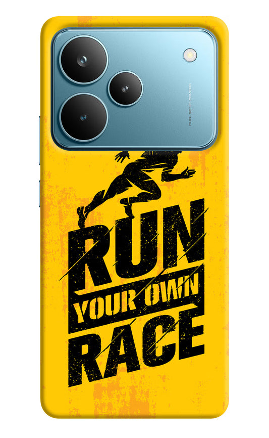 Run Your Own Race Realme P4 Pro Hard Case Back Cover by Casekaro