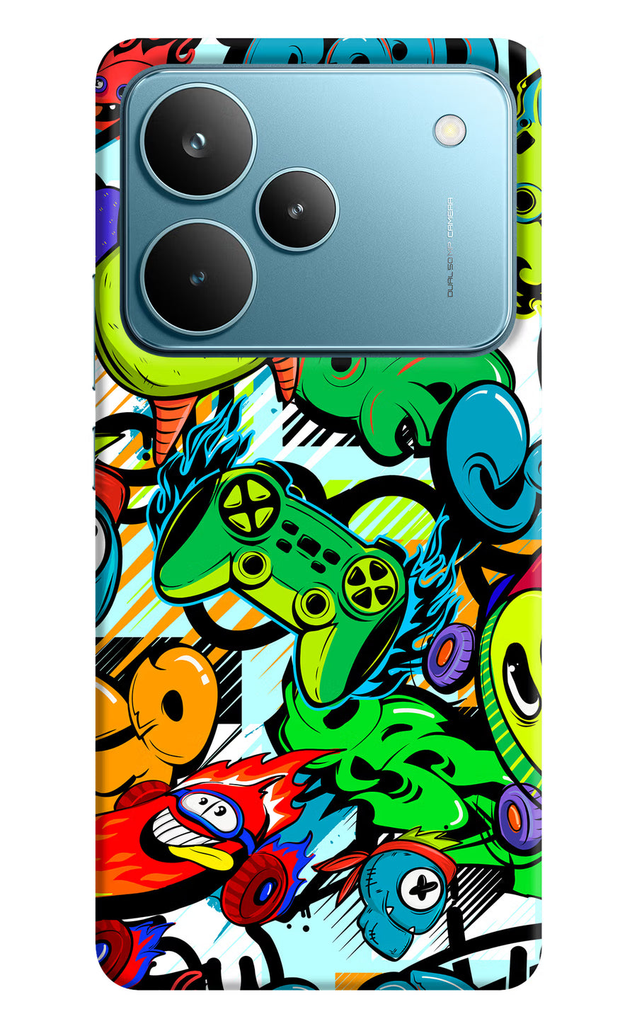 Game Doodle Realme P4 Pro Back Cover, Hard case