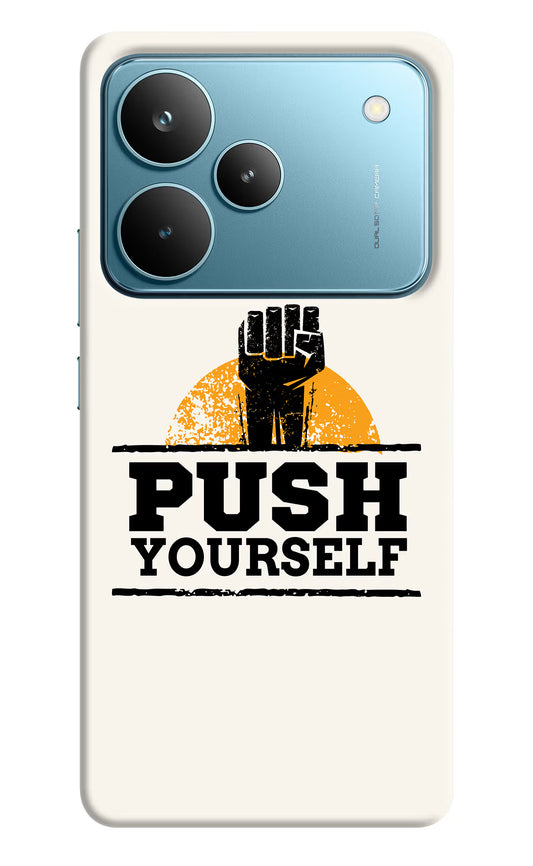 Push Yourself Realme P4 Pro Hard Case Back Cover by Casekaro
