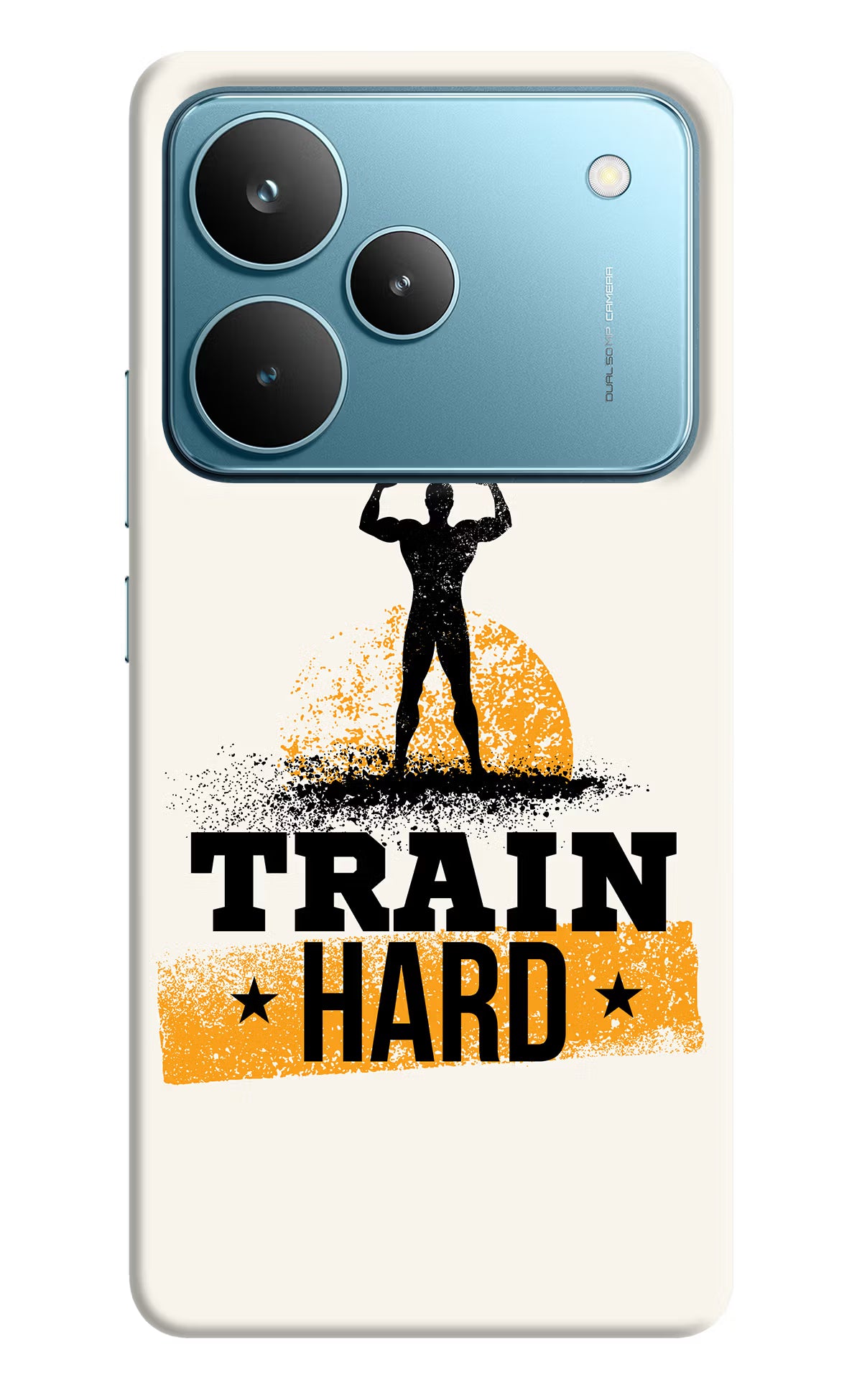 Train Hard Realme P4 Pro Hard Case Back Cover by Casekaro